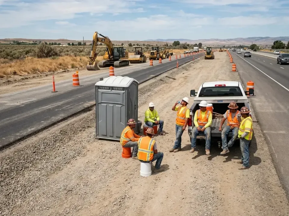 highway-road-construction-crew-007 — frequently asked questions, Porta Potty and Restroom Rentals in Roosevelt Gardens, FL